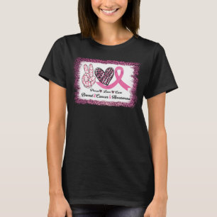 ?Leopard bröstcancerfreden i kärlek hoppas överlev T Shirt
