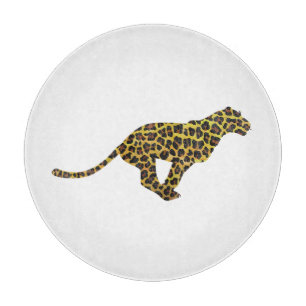 Leopard Brown och Gult Siloette