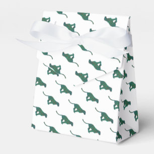 Leopard Brown och Teal Print Presentaskar