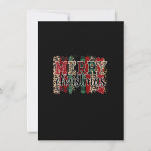Leopard Buffalo Play God jul Julafton Christi Inbjudningar