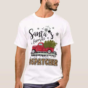 Leopard Buffalo Play Santa's Favorite Dispatcher T Shirt