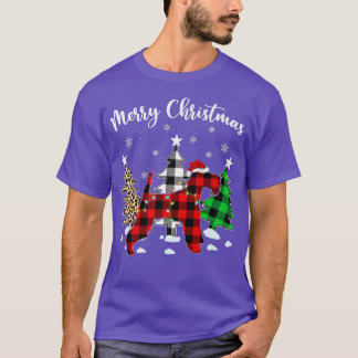 Leopard Buffalo Play Wire Fo Terrier Hund Christma T Shirt