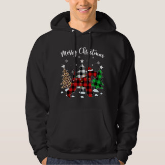 Leopard Buffalo Play Wire Fox Terrier Hund Christm Hoodie