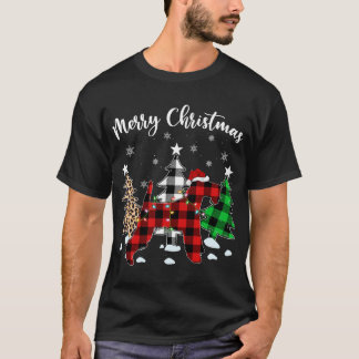 Leopard Buffalo Play Wire Fox Terrier Hund Christm T Shirt