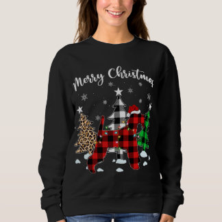 Leopard Buffalo Play Wire Fox Terrier Hund Christm T Shirt