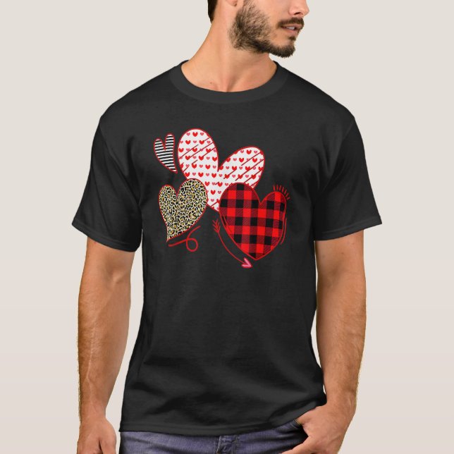 Leopard Buffalo Psted för Women Valen T Shirt (Framsida)