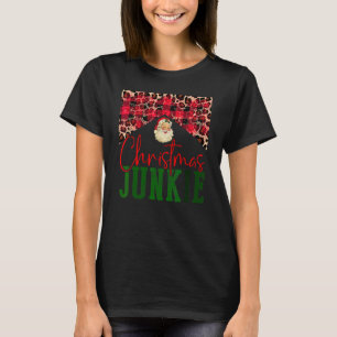 Leopard Buffalo Rutig Jul Galning Julenisse T Shirt