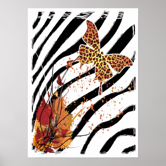 Leopard Butterfly Poster (Framsidan)