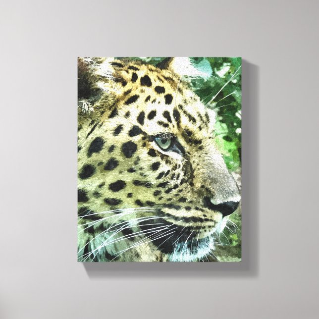 LEOPARD CANVASTRYCK (Framsida)