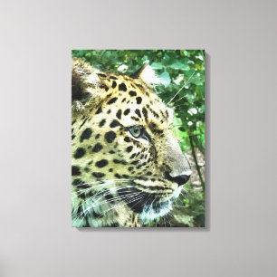 LEOPARD CANVASTRYCK