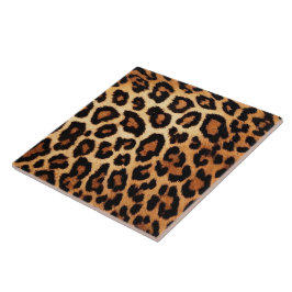 Leopard Cat Modern Animal Print Collection Kakelplatta