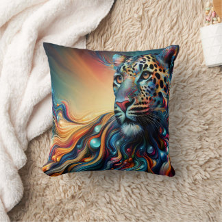 Leopard Charm: Majestic Jungle Escape Kudde