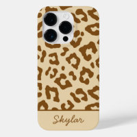 Leopard Cheetah Animal Print Anpassningsbar Cursiv