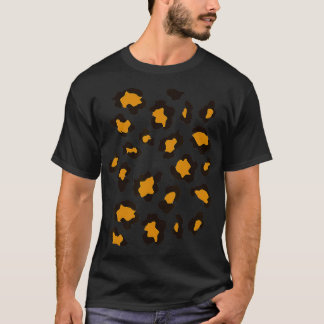 Leopard Cheetah Animal Print Trendig Graphic Kids T Shirt