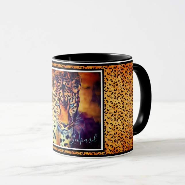 Leopard [Combo Mug] Mugg (Framsida höger)