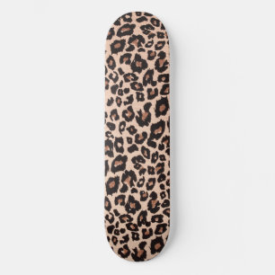 Leopard Cool Estetik Mini Skateboard Bräda 18,5 Cm