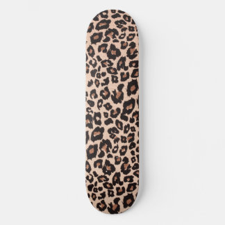 Leopard Coola Aesthetic Mini Skateboard Bräda 18,5 Cm