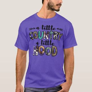 Leopard Cowgirl A Little Country Little Hood Weste T Shirt