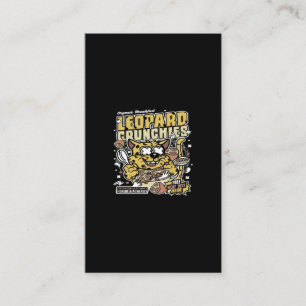 Leopard Crunchies Visitkort
