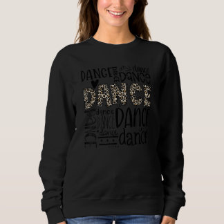 Leopard Dance Typography Dance Mamma Dance Sports T Shirt