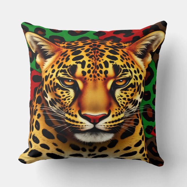 Leopard Dekorativ Kudd Kudde (Framsida)