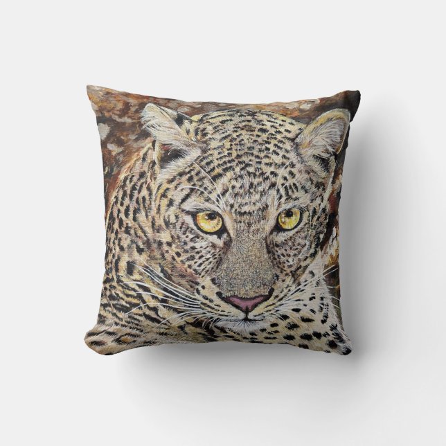Leopard Dekorativ kudde Home Decor (Framsida)