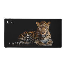 Leopard Design Desk Mat - Perfekt Gift