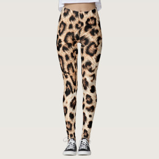 Leopard Design Mönster: Vild Elegance. Leggings
