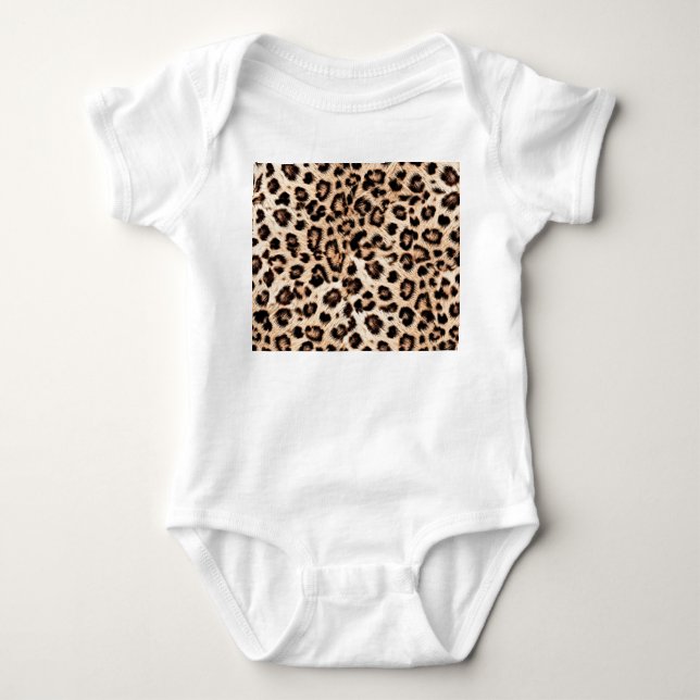 Leopard Design Mönster: Vild Elegance. T Shirt (Framsida)