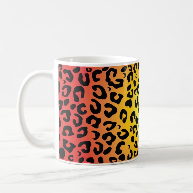 Leopard Design Mugg (Vänster)