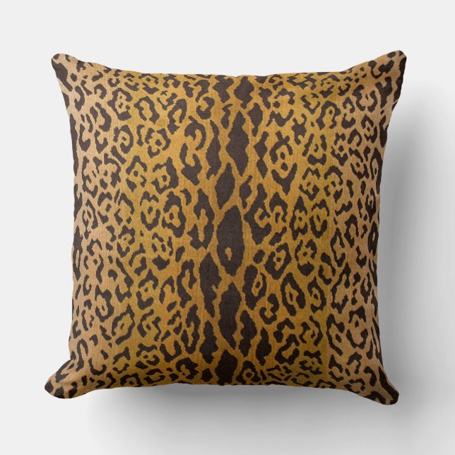 Leopard Designer Pillow Kudde (Framsida)