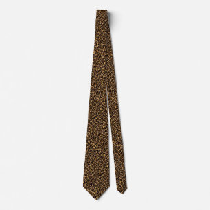 Leopard Djurtryck Bröllopstjuv Tjejens Kravatt Slips