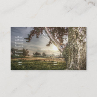 Leopard Doll i Affärskortet träd Visitkort