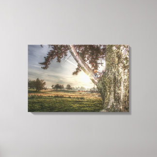 Leopard Doll i Kanvastrycket Träd Canvastryck