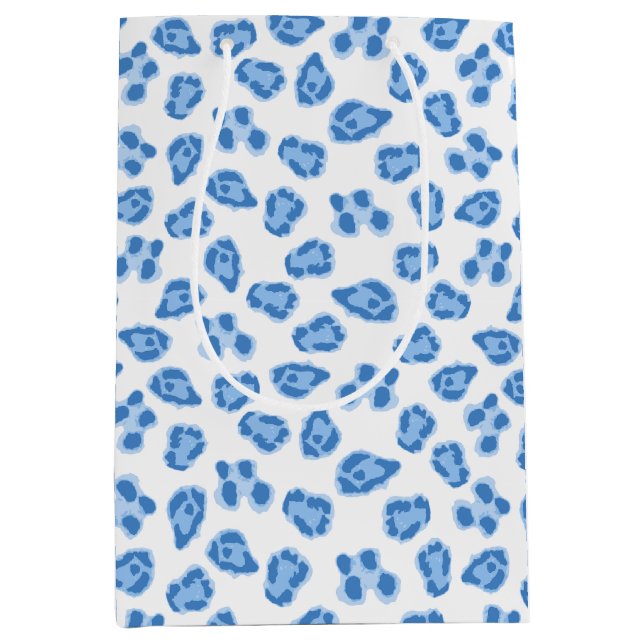 Leopard Dot i Blått Porslin (Framsidan)