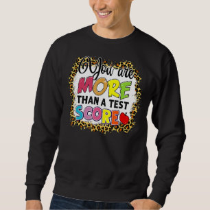 Leopard, du är mer än en testlärare. lång ärmad tröja