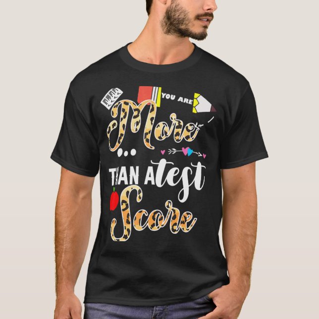 Leopard, du är mer än en testlärare. t shirt (Framsida)