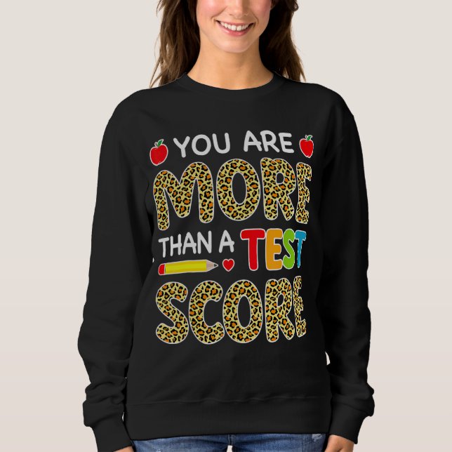 Leopard, du är mer än en testlärare. t shirt (Framsida)