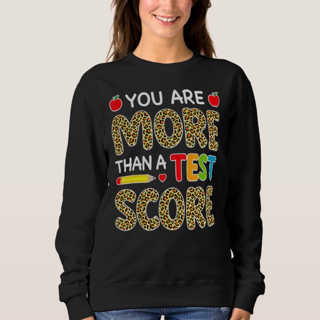 Leopard, du är mer än en testlärare. t shirt (Framsida)