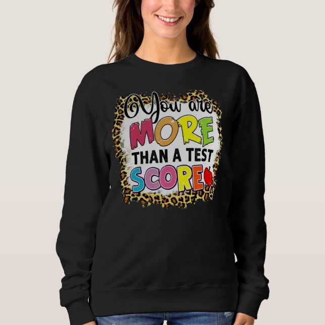Leopard, du är mer än en testlärare. t shirt (Framsida)