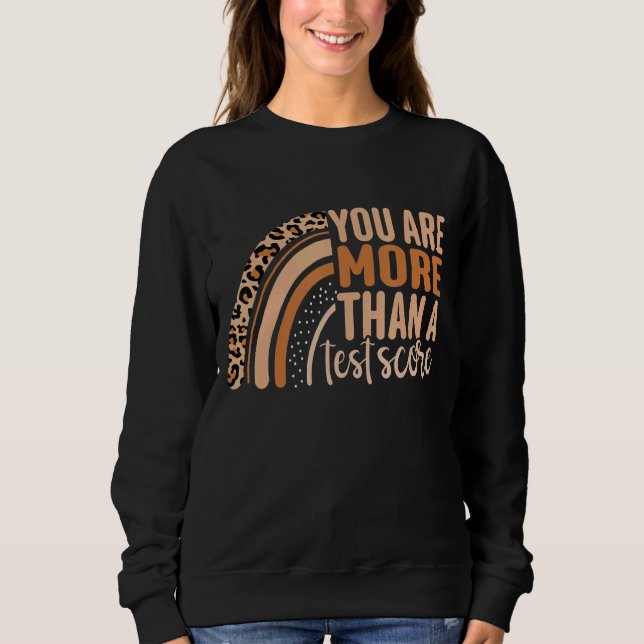 Leopard du är mer än en testtestdag t shirt (Framsida)