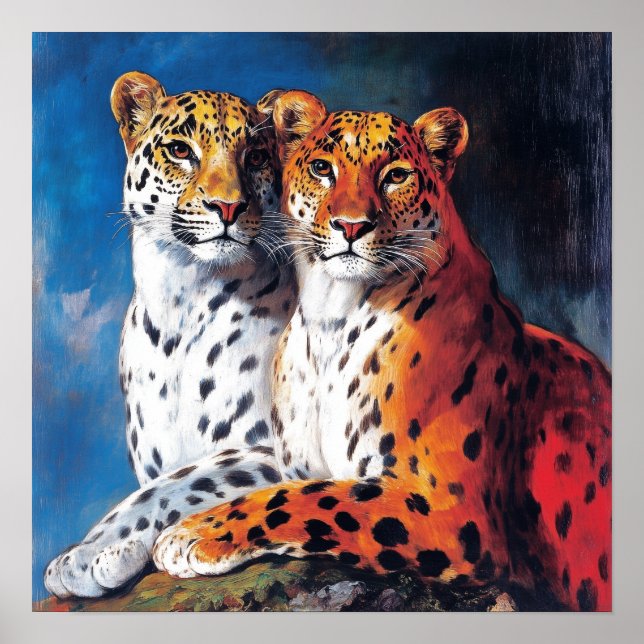 Leopard Duo Poster (Framsidan)