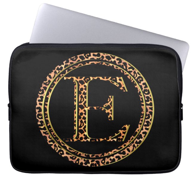 leopard E Laptop Sleeve (Framsidan)