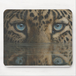 Leopard Eyes Above Water Artwork Musmatta