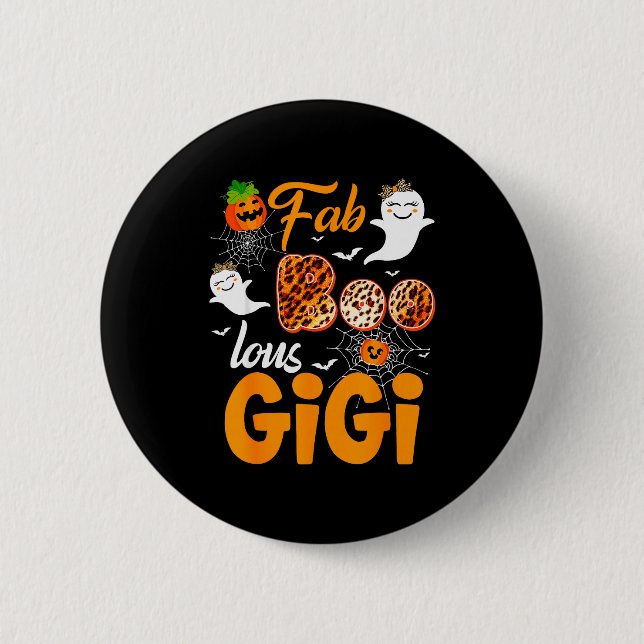 Leopard Fab Boo Lous Gigi Soky Halloween Costume G Knapp (Framsida)