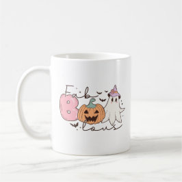 Leopard Fab Boo Lous Halloween Kaffemugg