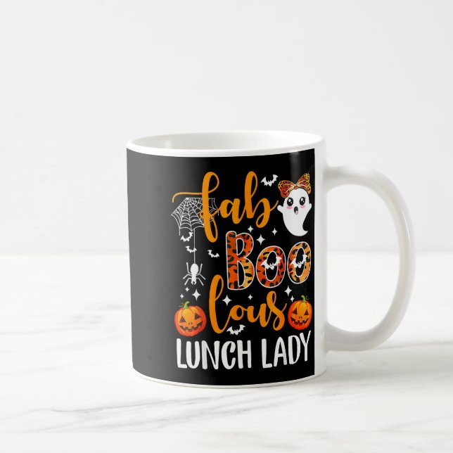 Leopard Fab Boo Lous Lunch Lady Matching Group Tee Kaffemugg (Höger)