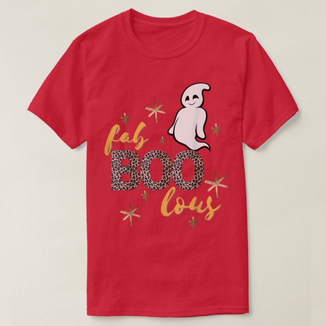 Leopard FabBooLous, Halloween Bus eller godis,Pump T Shirt (Design framsida)