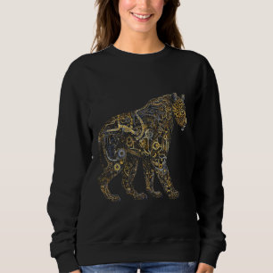Leopard Fantasy Djur Robot Leopard T Shirt