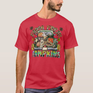 Leopard Farm Fresh Pumpkins, Happy halloween Pumpk T Shirt